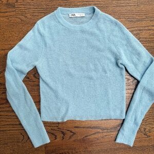 Zara wool and alpaca blend knit sweater